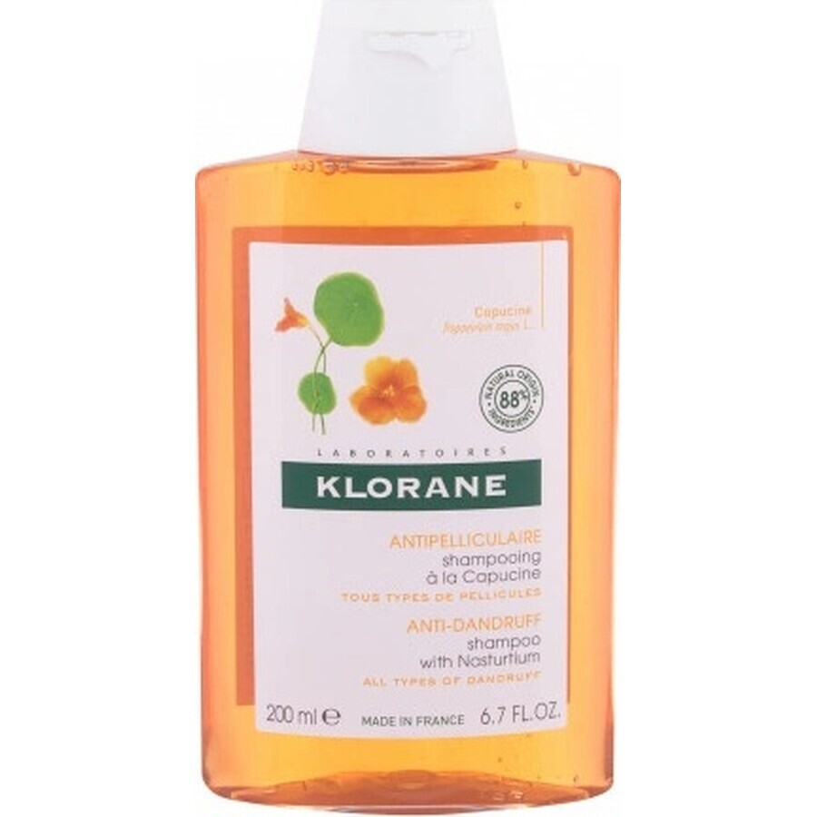 KLORANE SHAMPOOING à la pivoine biologique 1×200ml, shampooing pour cuir chevelu sensible et irrité