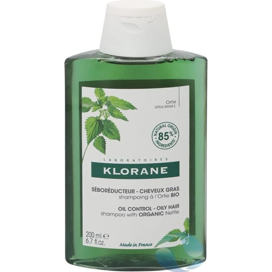 KLORANE SHAMPOOING à la pivoine biologique 1×200ml, shampooing pour cuir chevelu sensible et irrité