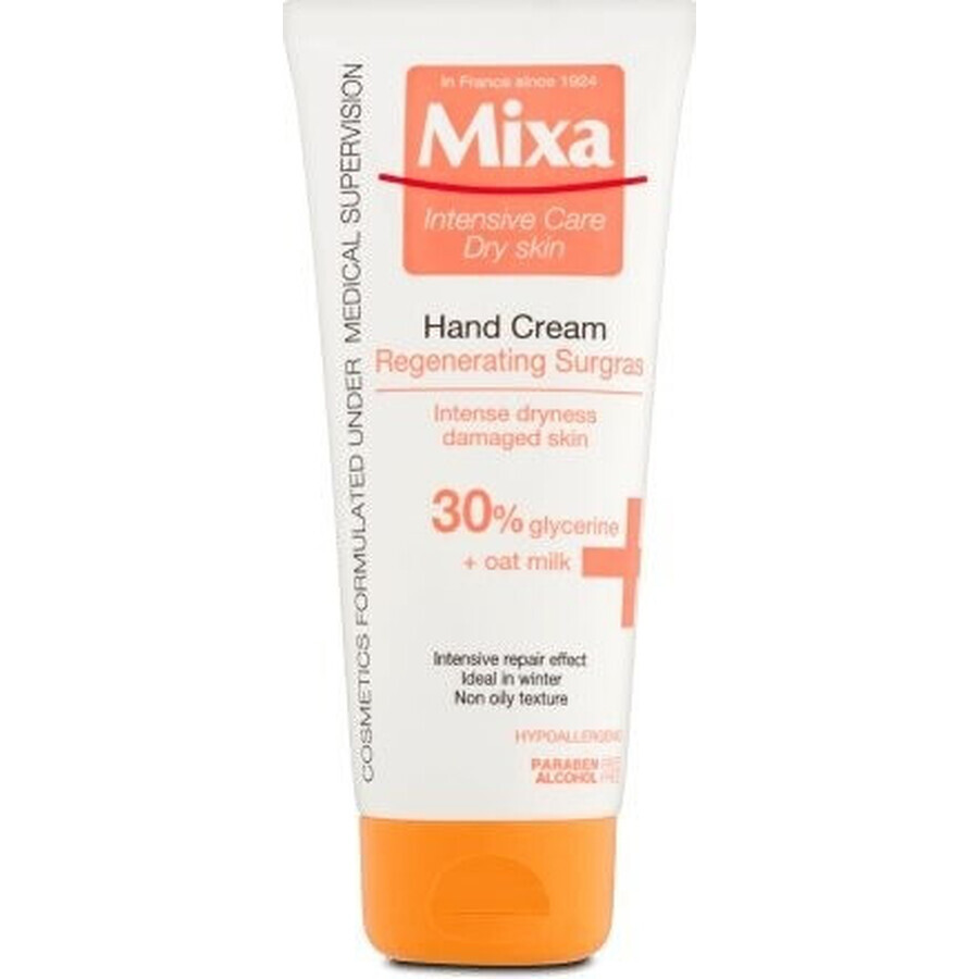 Crema mani Mixa 1×100 ml, crema mani per mani screpolate