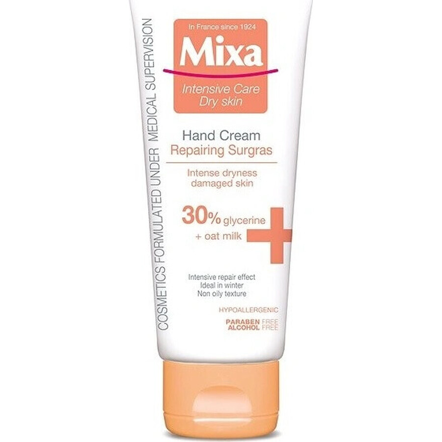 Crema mani Mixa 1×100 ml, crema mani per mani screpolate