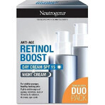 NEUTROGENA® Retinol Boost DUOPack crema antiedad de día SPF15 + crema de noche 2x50ml 2×50ml, crema antiedad