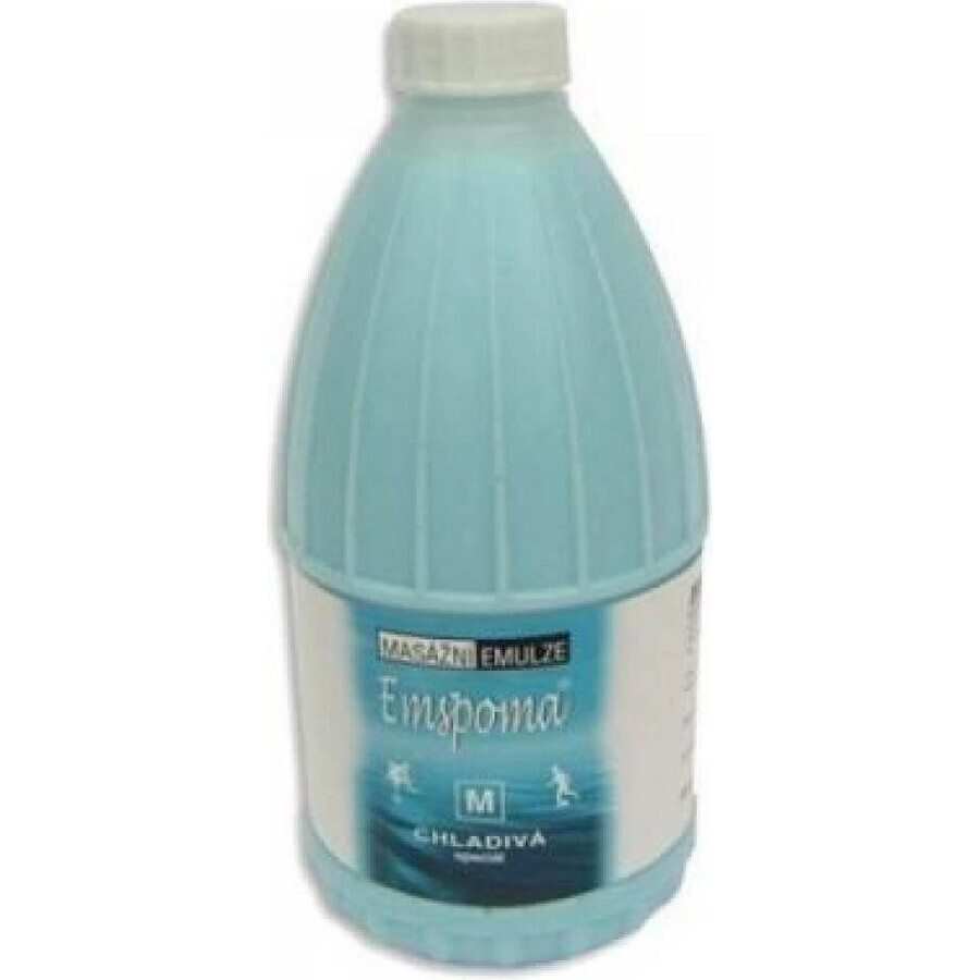 EMSPOMA Kühlung - blau "M" 1×500 ml, Massage-Emulsion