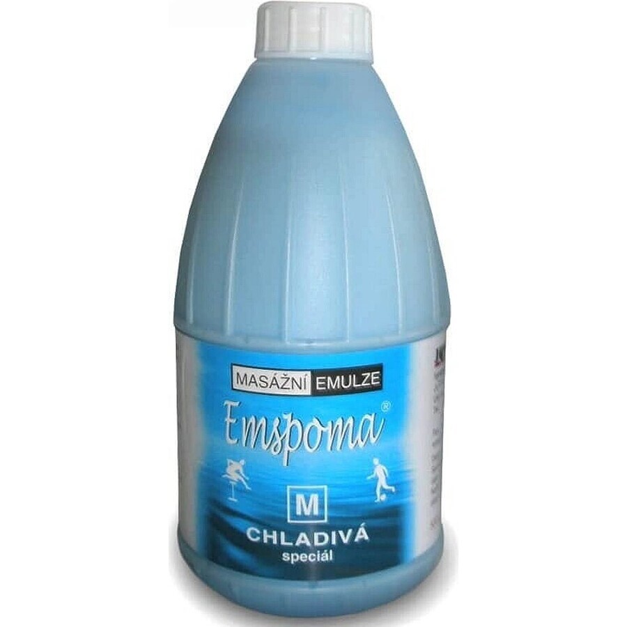 EMSPOMA Kühlung - blau "M" 1×500 ml, Massage-Emulsion