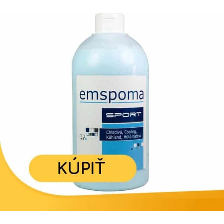 EMSPOMA Kühlung - blau "M" 1×500 ml, Massage-Emulsion