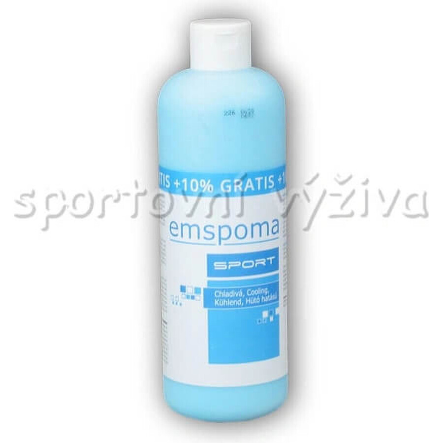 EMSPOMA Kühlung - blau "M" 1×500 ml, Massage-Emulsion