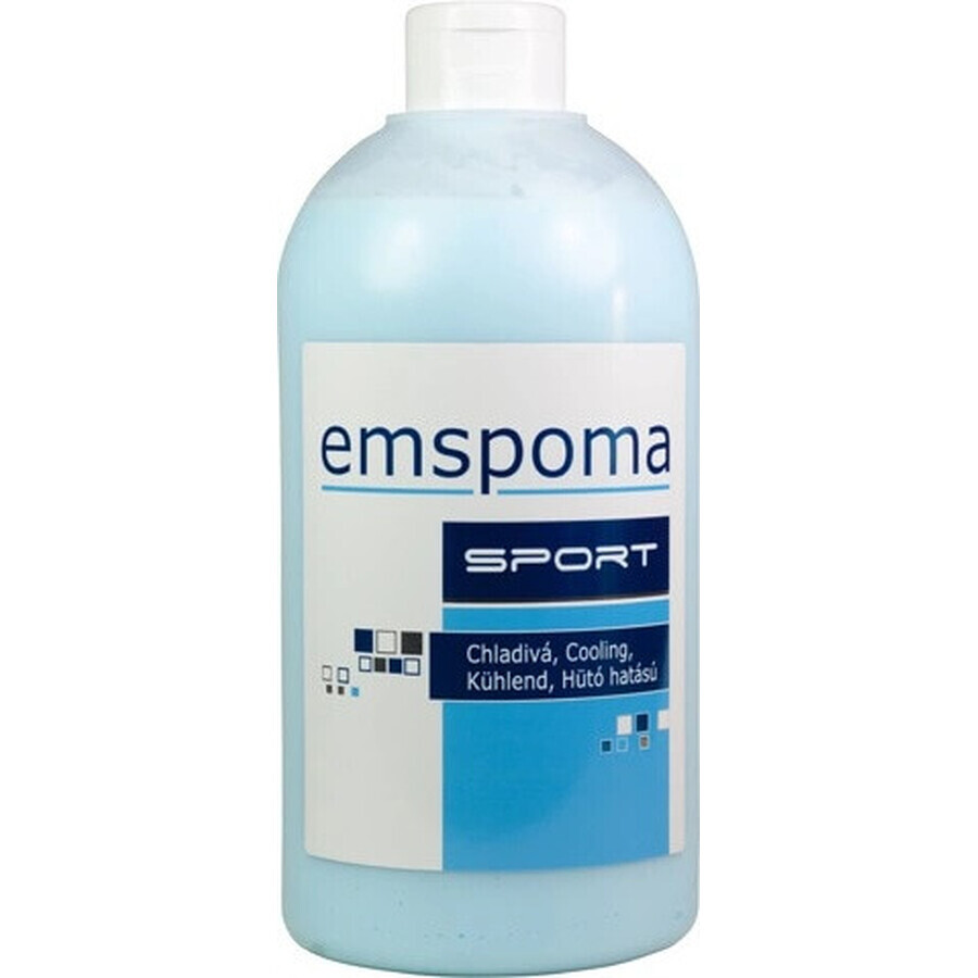 EMSPOMA Kühlung - blau "M" 1×500 ml, Massage-Emulsion