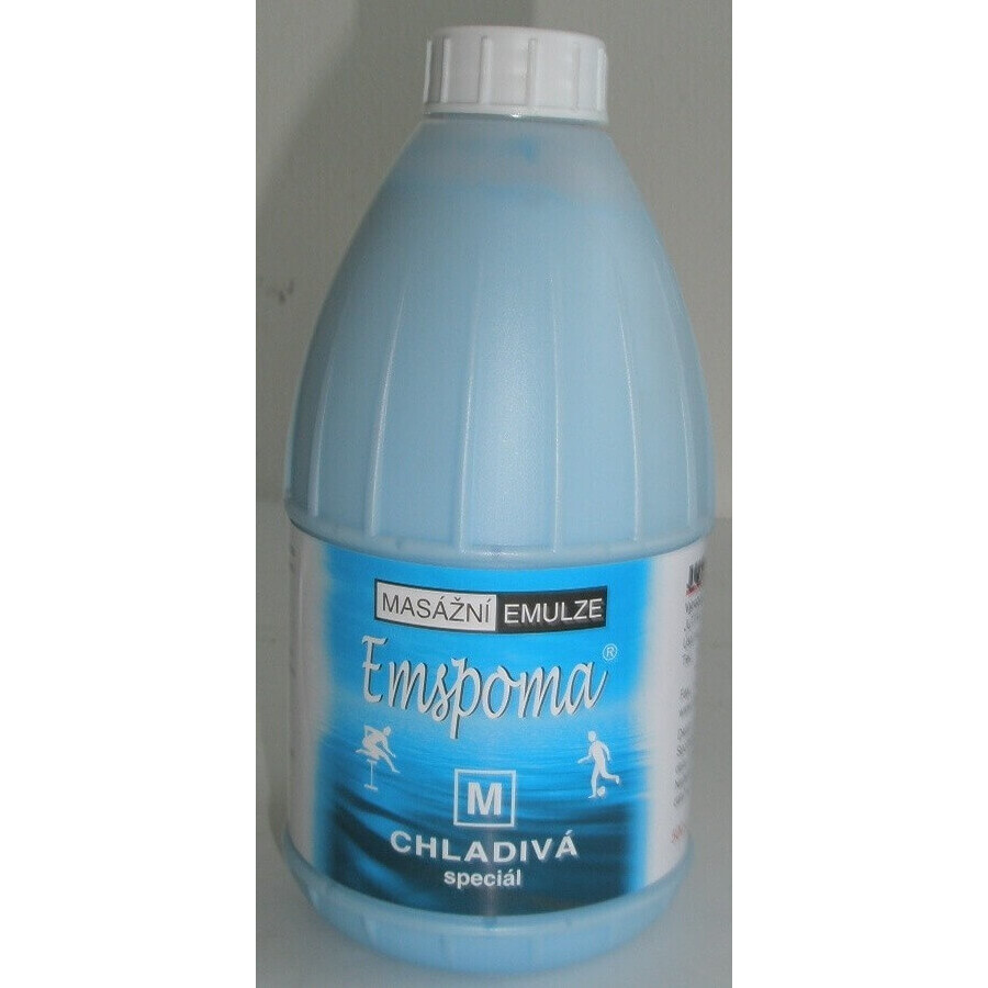 EMSPOMA Kühlung - blau "M" 1×500 ml, Massage-Emulsion