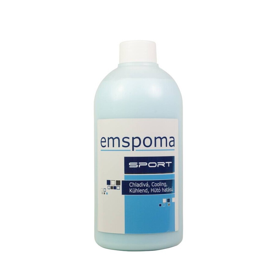 EMSPOMA Kühlung - blau "M" 1×500 ml, Massage-Emulsion