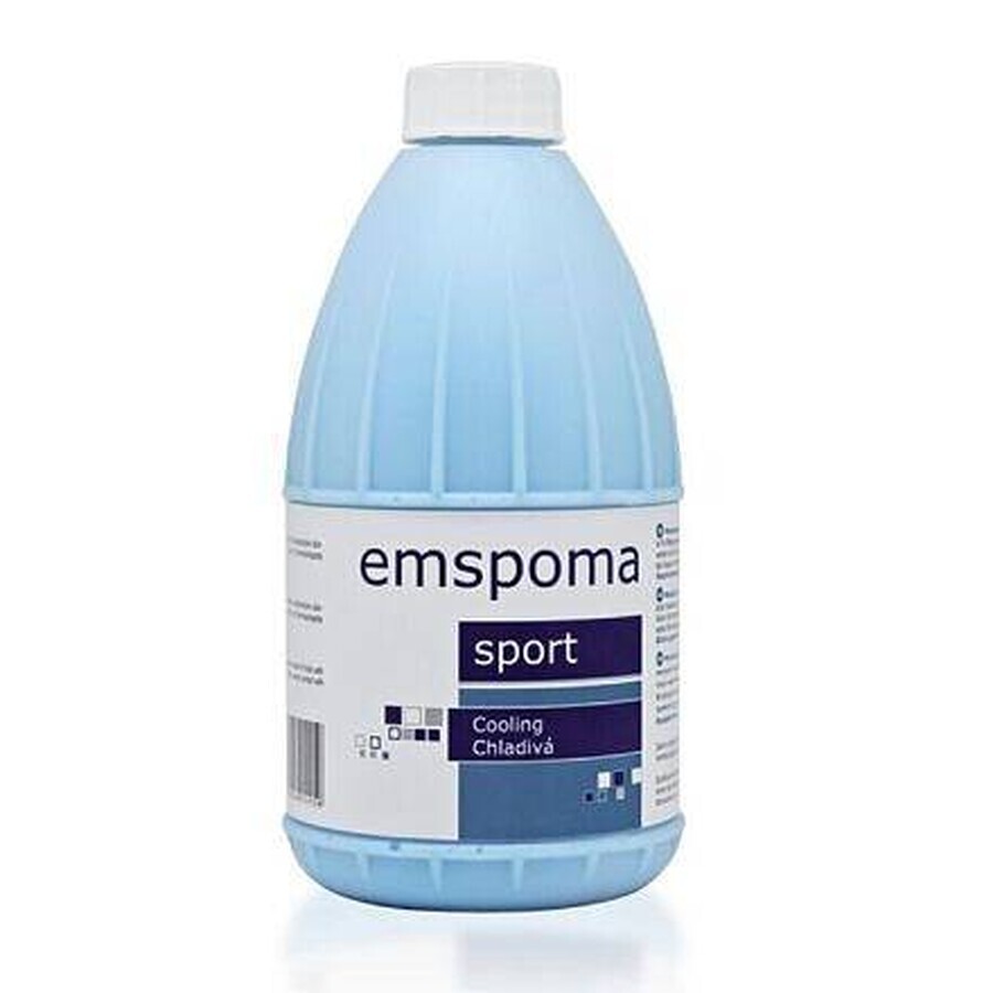 EMSPOMA Kühlung - blau "M" 1×500 ml, Massage-Emulsion