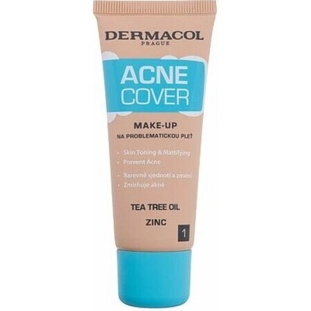 Dermacol Acnecover make-up No.1 1×30 ml, make-up for problem skin