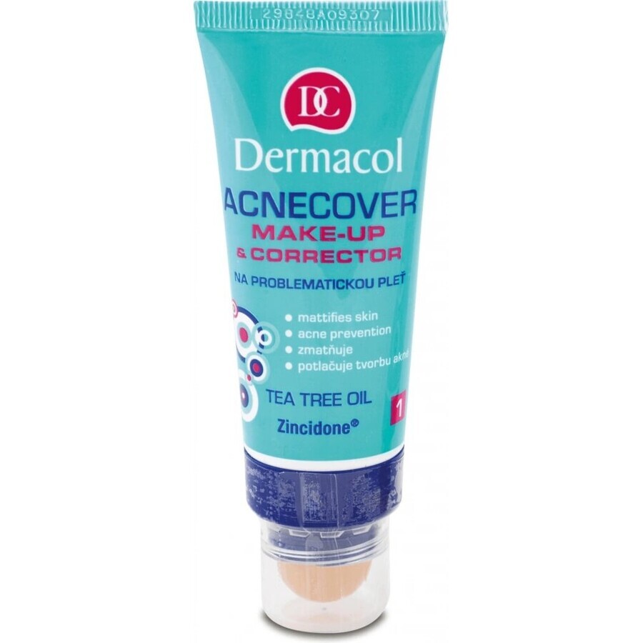 Dermacol Acnecover make-up No.1 1×30 ml, make-up for problem skin