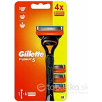 GILLETTE FUSION SHAVER FUSION SHAVER + 4 NH 1×1 Stück, Rasierer