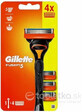 GILLETTE FUSION SHAVER FUSION SHAVER + 4 NH 1&#215;1 St&#252;ck, Rasierer