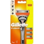 GILLETTE FUSION SHAVER FUSION SHAVER + 4 NH 1×1 Stück, Rasierer