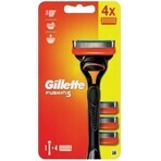 GILLETTE FUSION SHAVER FUSION SHAVER + 4 NH 1×1 Stück, Rasierer