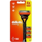 GILLETTE FUSION SHAVER FUSION SHAVER + 4 NH 1×1 Stück, Rasierer