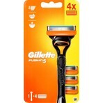 GILLETTE FUSION SHAVER FUSION SHAVER + 4 NH 1×1 Stück, Rasierer