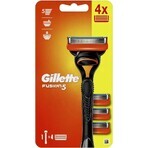 GILLETTE FUSION SHAVER FUSION SHAVER + 4 NH 1×1 Stück, Rasierer