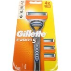 GILLETTE FUSION SHAVER FUSION SHAVER + 4 NH 1×1 Stück, Rasierer