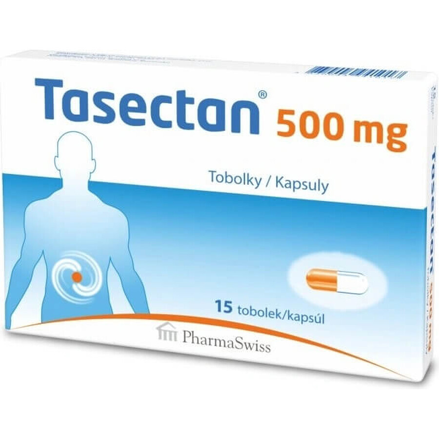 Tasectan 500 mg 1×15 cps, 500 mg food supplements