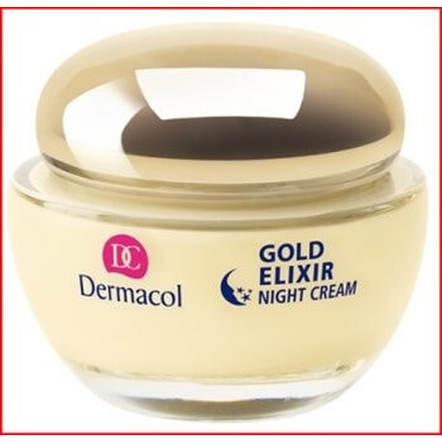 DERMACOL GOLD ELIXIR Cremă de noapte 1×50 ml, cremă de noapte