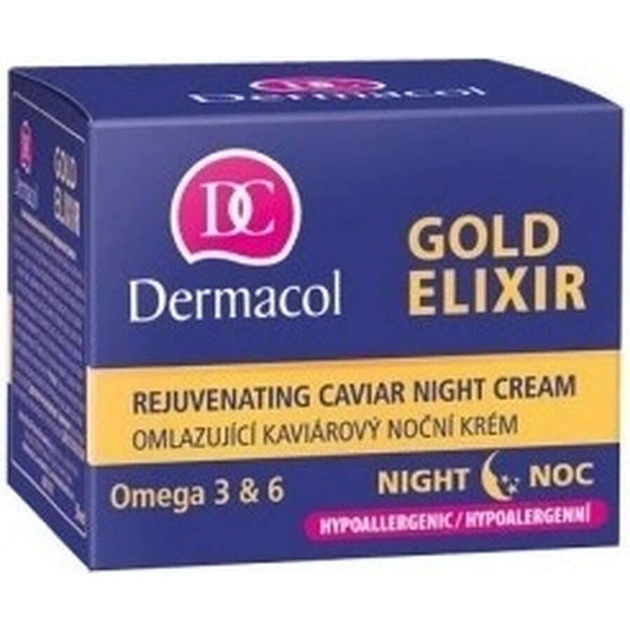 DERMACOL GOLD ELIXIR Cremă de noapte 1×50 ml, cremă de noapte