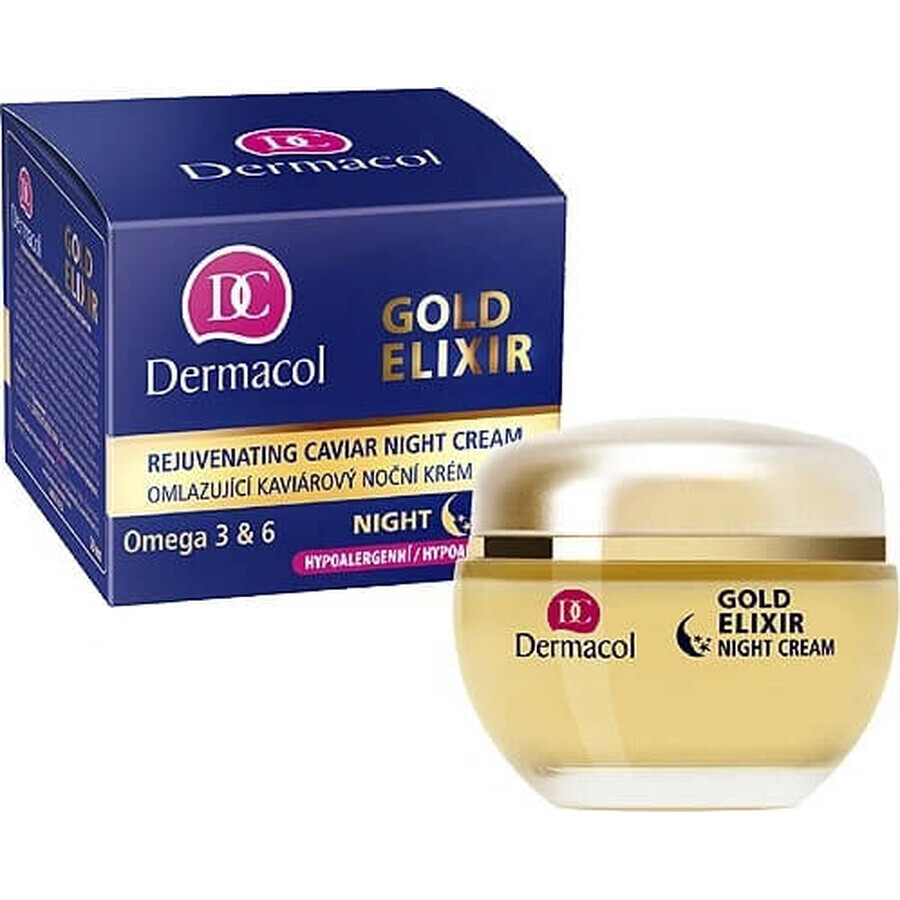 DERMACOL GOLD ELIXIR Cremă de noapte 1×50 ml, cremă de noapte