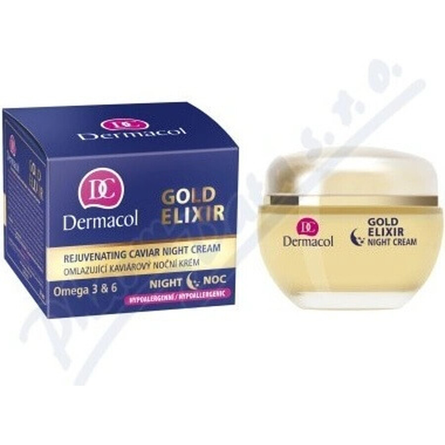 DERMACOL GOLD ELIXIR Cremă de noapte 1×50 ml, cremă de noapte