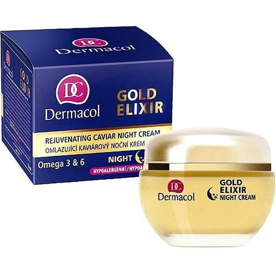 DERMACOL GOLD ELIXIR Cremă de noapte 1×50 ml, cremă de noapte