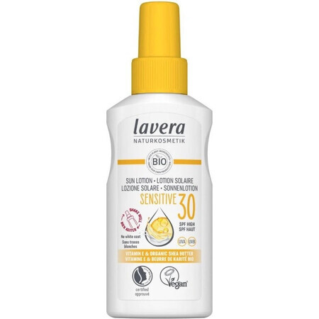 lavera Sensitive Sun Protection Lotion SPF 30 1×100 ml, loción de protección solar