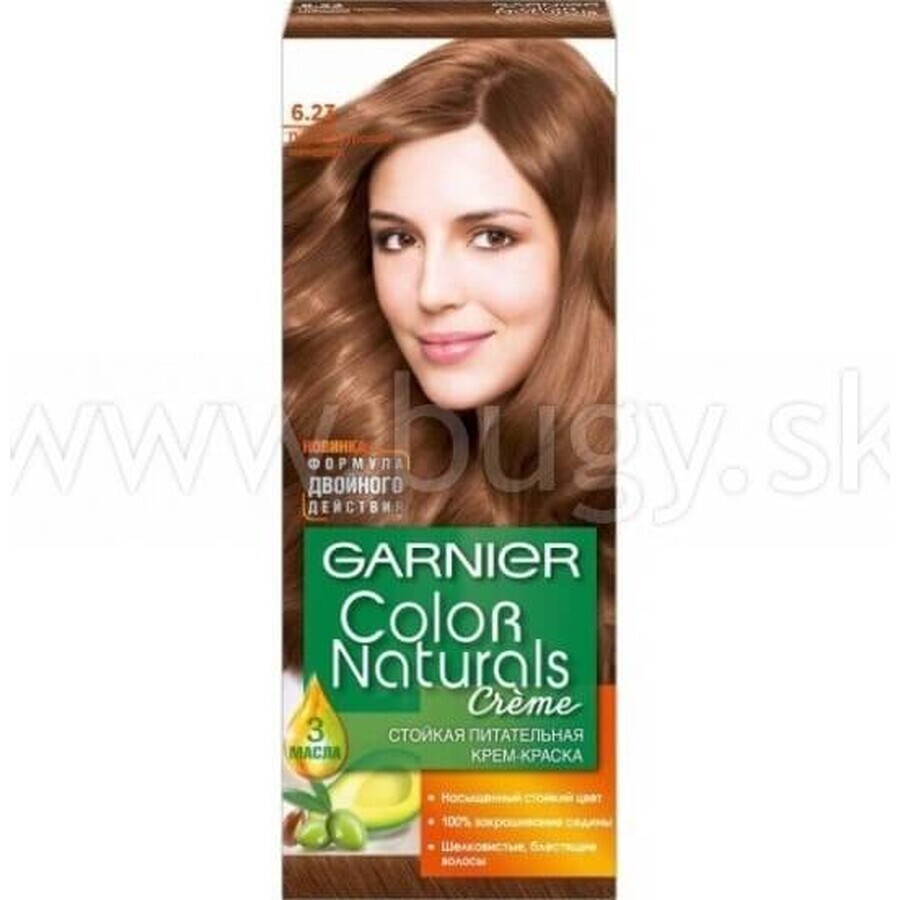 Garnier Color Naturals Tinte Permanente 6.23 Chocolate Caramelo 1×1 unidad, tinte para el cabello