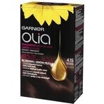 Garnier Olia Permanente Haarfarbe 4.15 Ice Chocolate 1×1 Set, permanente Haarfarbe