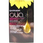 Garnier Olia Permanente Haarfarbe 4.15 Ice Chocolate 1×1 Set, permanente Haarfarbe