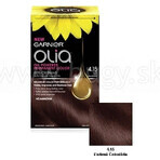 Garnier Olia Permanente Haarfarbe 4.15 Ice Chocolate 1×1 Set, permanente Haarfarbe