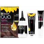 Garnier Olia Permanente Haarfarbe 4.15 Ice Chocolate 1×1 Set, permanente Haarfarbe