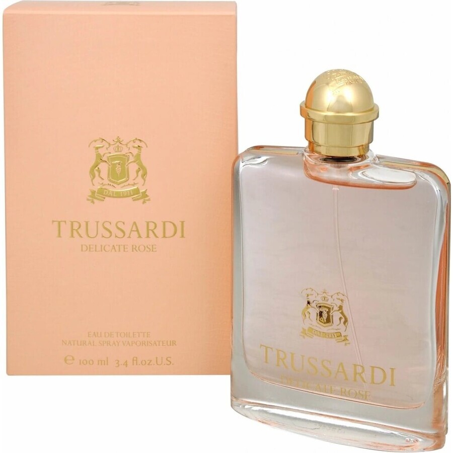 Trussardi Delicate Rose Edt 1×100 ml, eau de toilette pour femmes