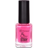 Dermacol Lac de unghii de lungă durată 5 Days Stay No.35 Pink ride 1×11 ml, lac de unghii