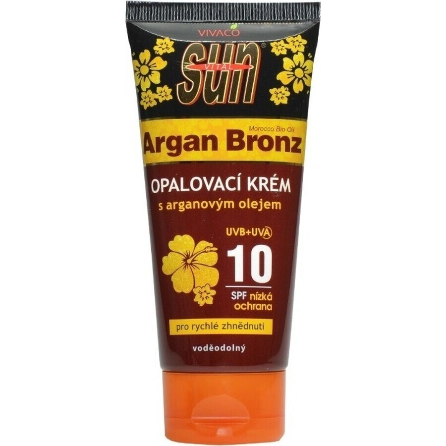 SUN ARGAN SUNSCREAM SPF10-Tube 1×100 ml, Sonnenschutz