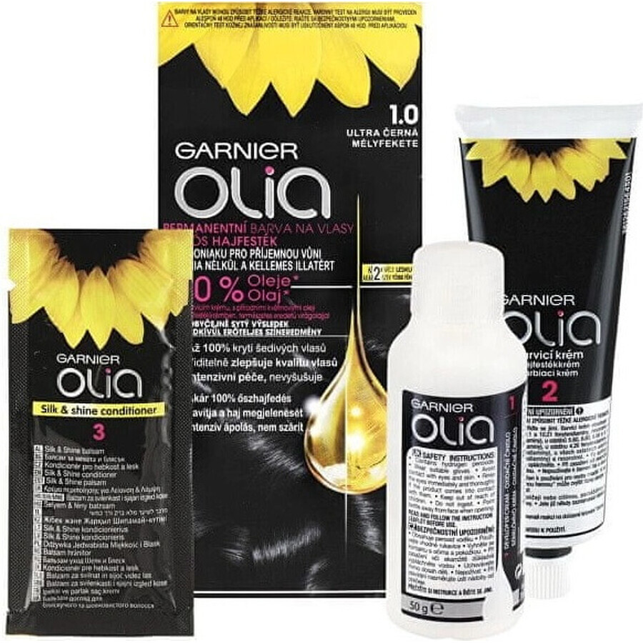 Garnier Olia Permanente Haarfarbe 16.3 Goldenes Hellbraun 1×1 Set, permanente Haarfarbe