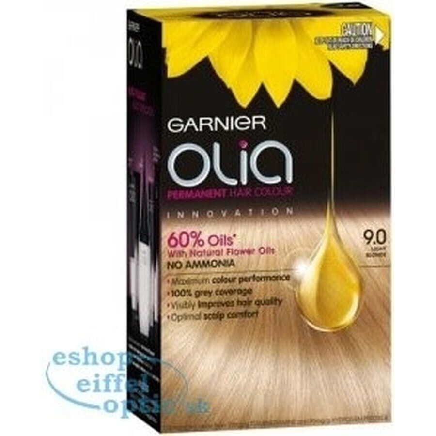 Garnier Olia Permanente Haarfarbe 16.3 Goldenes Hellbraun 1×1 Set, permanente Haarfarbe