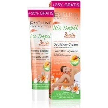 EVELINE BioDepil cremă depilatoare 3min cu Mango 1×125 ml, cremă