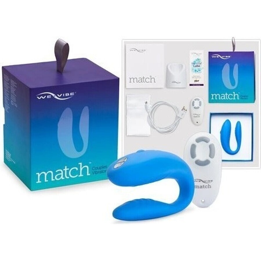 We-Vibe MATCH vibrator MATCH blauw 1×1 stuk, vibrator