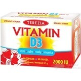 TEREZIA Vitamin D3 2000 IU 1×90 tbl, Nahrungsergänzungsmittel