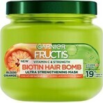 Garnier Fructis Fructis Vitamine & Kracht Ultra Versterkend Biotine Hair Bomb Masker voor zwak haar 1×320 ml, haarmasker