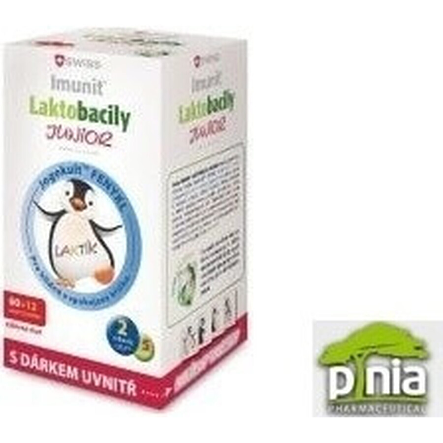 SWISS Lactobacilli JUNIOR Immunit + Vitamin D3 60+12 tbl.+ Geschenk 1×72 tbl, Vitamine