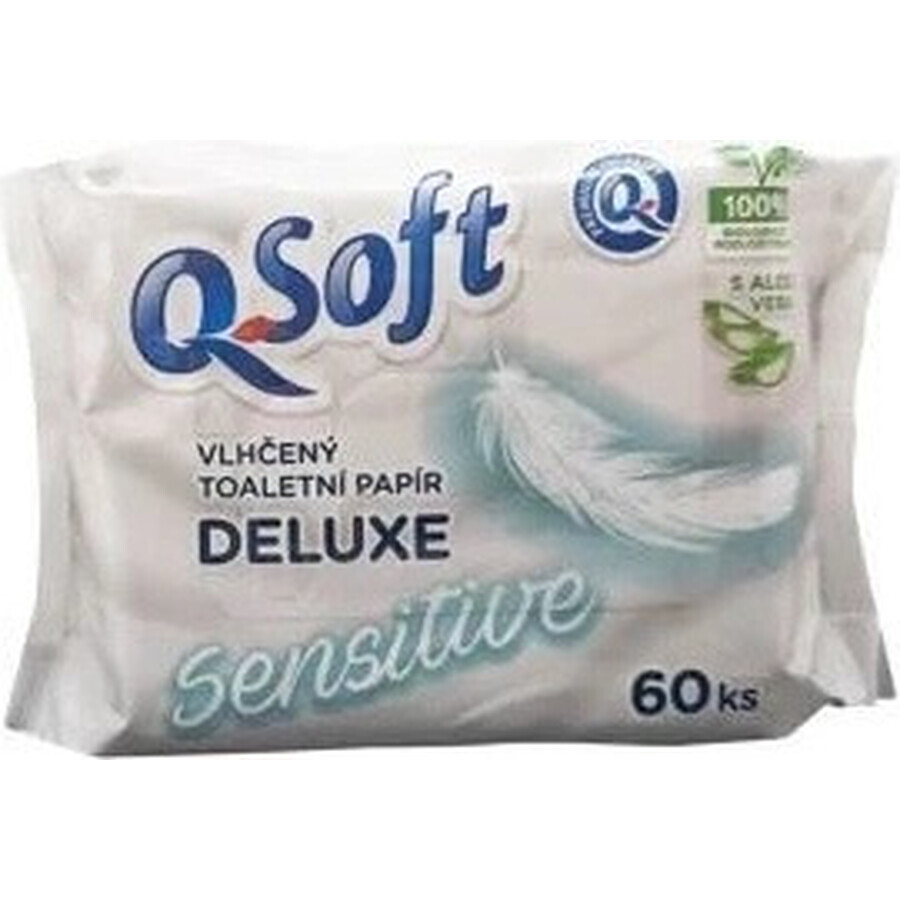 Q Soft Sensit. Deluxe 1×60 Stück, feuchtes Toilettenpapier