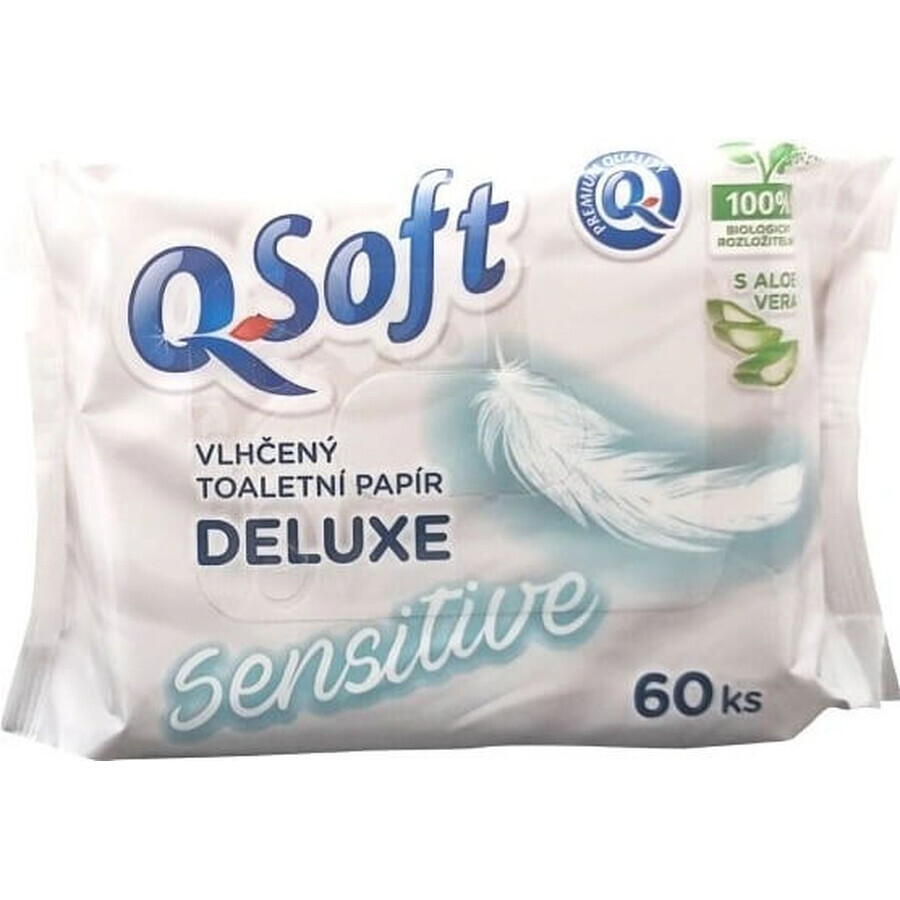 Q Soft Sensit. Deluxe 1×60 Stück, feuchtes Toilettenpapier