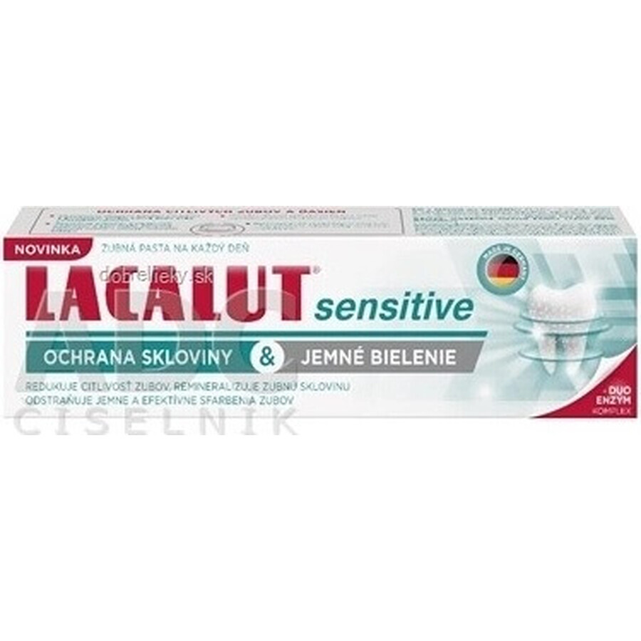 LACALUT gevoelige glazuurbescherming& milde whitening 1×75 ml, tandpasta