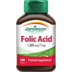 JAMIESON FOLIC ACID 1000 µg 1×100 tbl, acid folic