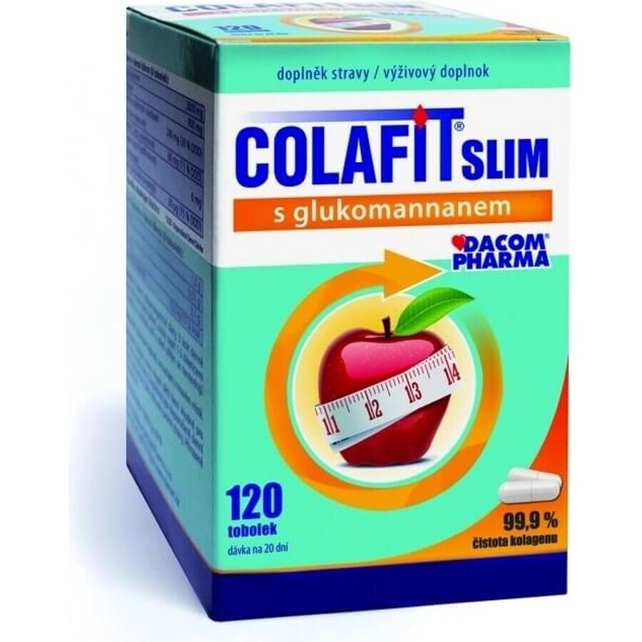 SLIM COLAFIT met glucomannaan 1×120 cps, voedingssupplement